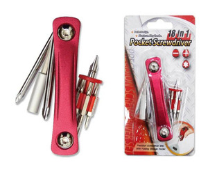 18-IN-1 Folding Screwdriver with Wrench